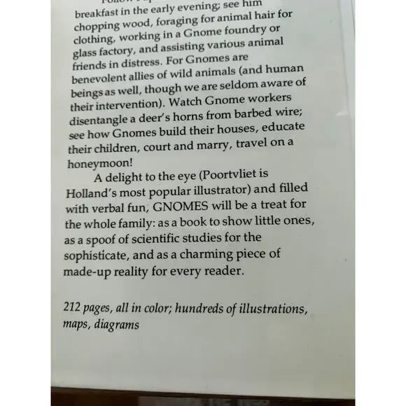 Gnomes First American Edition Hardcover with Dust Jacket 1977 - Picture 9 of 10